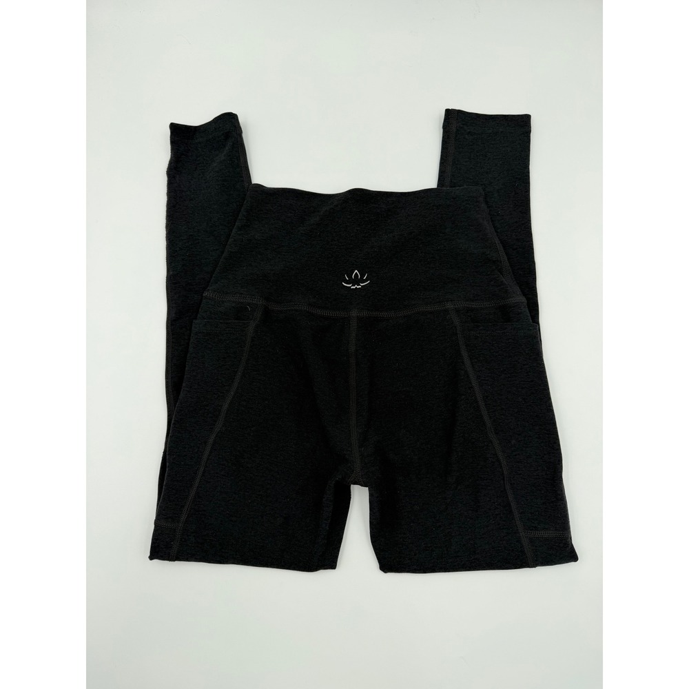 Beyond‎ Yoga Womens Black Basic Leggings Athleisure